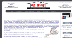 Desktop Screenshot of airwaveac.com